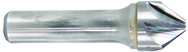 7/8" Size-1/2" Shank-60°-Carbide 6 Flute Chatterless Countersink - Exact Tooling