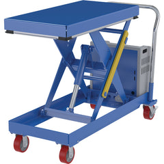 Hydraulic Elevating Cart 20 × 40 1000 lb 12V Dc - Exact Tooling