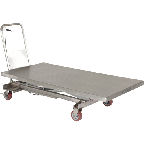 Partially SS Elevating Cart 1K 31.5 × 63 - Exact Tooling