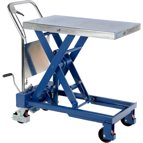Single Hydra Scissor Cart 1K 32 × 19.75 - Exact Tooling