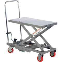 Aluminum Elevating Cart 220lb 15.75 × 27 - Exact Tooling