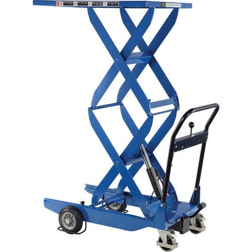 Double Scissor Cart 400lb 23.6 × 35.4 - Exact Tooling