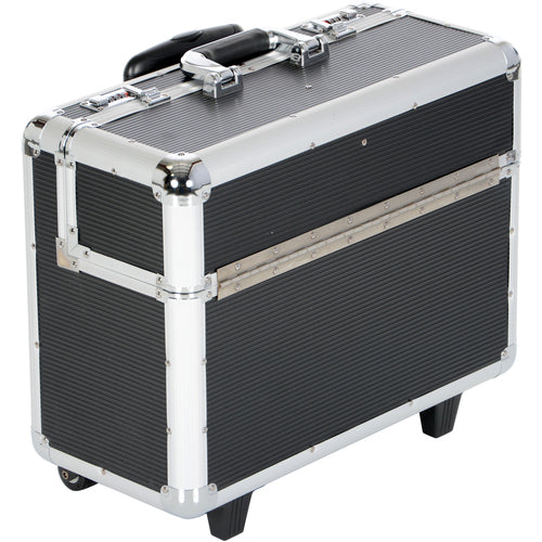Aluminum Frame Case W/Trolley 20 × 10 × 15 - Exact Tooling
