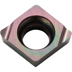 CCET 141102 F PDL010, 0.004″ Corner Radius, 0.071″ Thick, 0.169″ Inscribed Circle, C, 80 Degree Diamond, Turning Indexable Insert