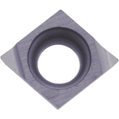 CCET 110905 F PR1725, 0.008″ Corner Radius, 0.055″ Thick, 0.138″ Inscribed Circle, MEGACOAT NANO PLUS, 80 Degree Diamond, Turning Indexable Insert