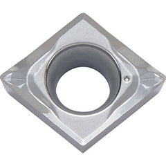 CCGT 3251 AP KW10, 1/64″ Corner Radius, 5/32″ Thick, 3/8″ Inscribed Circle, WC/Co, 80 Degree Diamond, Turning Indexable Insert