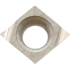 CCGT 110902 M-F PR1225, 0.0039″ Corner Radius, 0.0551″ Thick, 0.1378″ Inscribed Circle, MEGACOAT, Diamond, Turning Indexable Insert - Exact Tooling