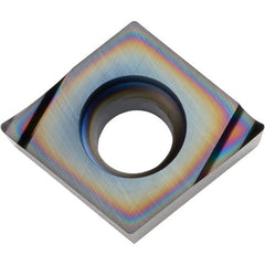 CCGT 3251 A3 PDL010, 1/64″ Corner Radius, 5/32″ Thick, 3/8″ Inscribed Circle, C, 80 Degree Diamond, Turning Indexable Insert