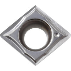 CCGT 3251 MFP-GQ PR1535, 1/64″ Corner Radius, 5/32″ Thick, 3/8″ Inscribed Circle, MEGACOAT NANO, Diamond, Turning Indexable Insert - Exact Tooling