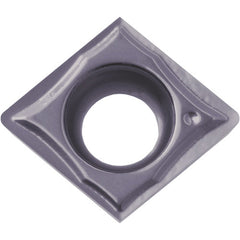 CCGT 21505 GQ PR1725, 0.008″ Corner Radius, 3/32″ Thick, 1/4″ Inscribed Circle, MEGACOAT NANO PLUS, 80 Degree Diamond, Turning Indexable Insert