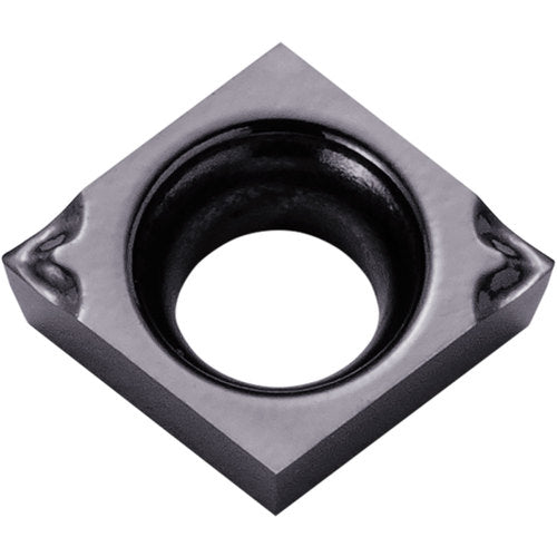 CCGT 110905 CF PR1725, 0.008″ Corner Radius, 0.055″ Thick, 0.138″ Inscribed Circle, MEGACOAT NANO PLUS, 80 Degree Diamond, Turning Indexable Insert