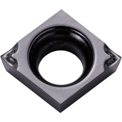 CCGT 141102 CF PR1725, 0.004″ Corner Radius, 0.071″ Thick, 0.169″ Inscribed Circle, MEGACOAT NANO PLUS, 80 Degree Diamond, Turning Indexable Insert