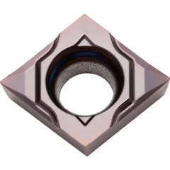 CCGT 32505 MP-CK PR1225, 0.0079″ Corner Radius, 5/32″ Thick, 3/8″ Inscribed Circle, MEGACOAT, Diamond, Turning Indexable Insert