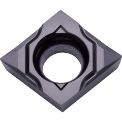 CCGT 21502 CK PR1725, 0.004″ Corner Radius, 3/32″ Thick, 1/4″ Inscribed Circle, MEGACOAT NANO PLUS, 80 Degree Diamond, Turning Indexable Insert