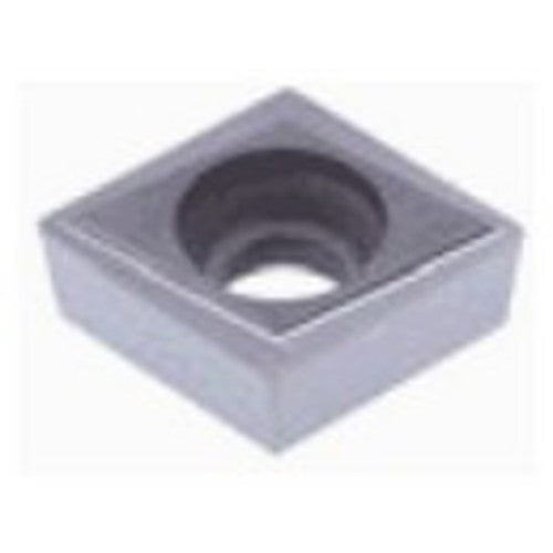 DCGT 32.50.5 MAU NT9125, 0.008″ Corner Radius, 0.156″ Thick, 1/4″ Inscribed Circle, Uncoated, Diamond, Turning Indexable Insert - Exact Tooling