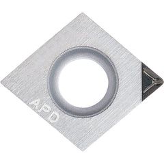 CCMT 3251 AP KPD001, 1/64″ Corner Radius, 5/32″ Thick, 3/8″ Inscribed Circle, 80 Degree Diamond, Turning Indexable Insert