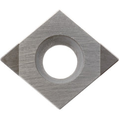 CCMW 2151 ME KBN60M, 1/64″ Corner Radius, 3/32″ Thick, 1/4″ Inscribed Circle, MEGACOAT, Diamond, Turning Indexable Insert - Exact Tooling