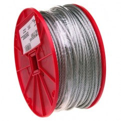 1/16" 7X7 CABLE GALVANIZED WIRE 500 - Exact Tooling