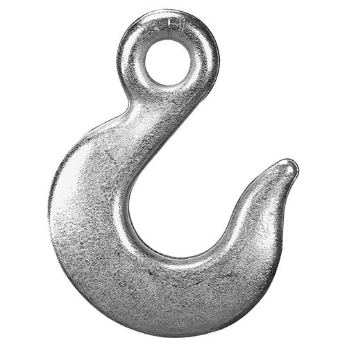1/2″ Eye Slip Hook, Grade 43, Zinc Plated - Exact Tooling