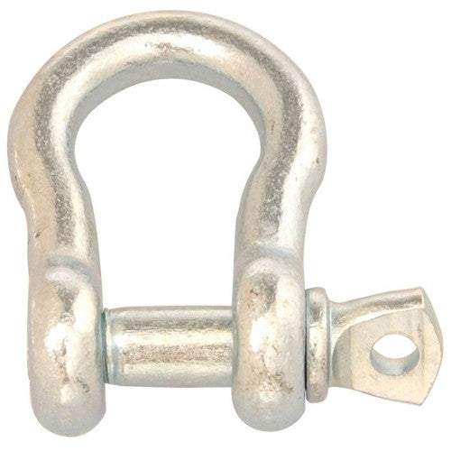 1/2″ Anchor Shackle, Screw Pin, Zinc Plated - Exact Tooling