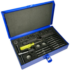 ‎10 Piece NC/NF 1/4-1/2 Carbon Hex Die Set - Exact Tooling