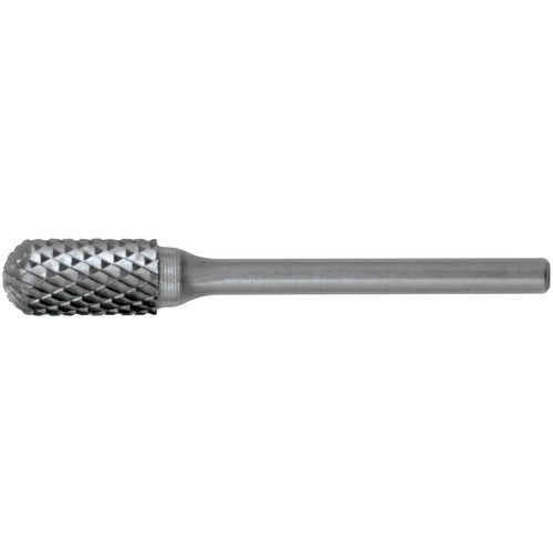 SC-3L6 Double Cut Solid Carbide Bur-Cylindrical with Ball Nose - Exact Tooling