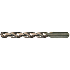 #10 RHS / RHC HSS-CO 8% (M42) 135 Degree Split Point Heavy Duty Cobalt Drill - Straw / Gold Oxide - Exact Tooling