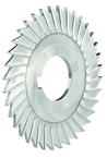 4 x 5/32 x 1 - Cobalt - Straight Side Tooth Slitting  - 36T - Uncoated - Exact Tooling