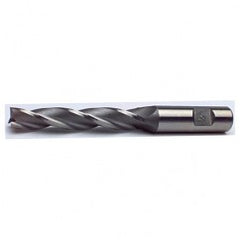 5/8" Dia. - 5-1/2" OAL - HSS - 1-1/2° Tapered SE EM - Exact Tooling