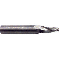 5/32" Dia. - 3-1/2" OAL - Uncoated CBD - 7° Tapered SE EM - Exact Tooling