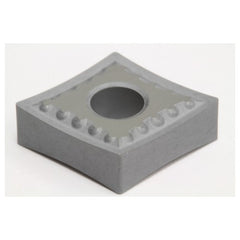 CNMG431EUP G10E, 0.016″ Corner Radius, 3/16″ Thick, 1/2″ Inscribed Circle, Uncoated, 80 Degree Diamond, Turning Insert - Exact Tooling