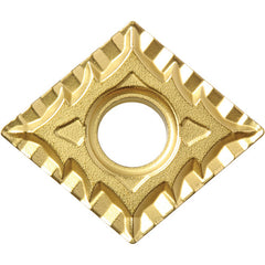 CNMG 431 CQ PV720, 1/64″ Corner Radius, 3/16″ Thick, 1/2″ Inscribed Circle, TiCN (MEGACOAT NANO), Diamond, Turning Indexable Insert - Exact Tooling