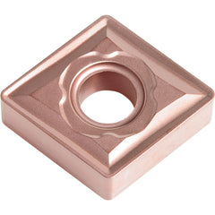 CNMG 434 C CA315, 1/16″ Corner Radius, 3/16″ Thick, 1/2″ Inscribed Circle, TiCnulll2O3/Ti, Diamond, Turning Indexable Insert - Exact Tooling