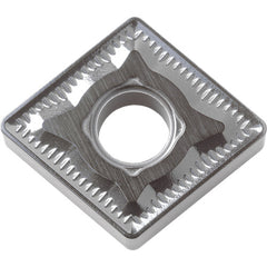 CNMG 432 GC CA5505, 1/32″ Corner Radius, 3/16″ Thick, 1/2″ Inscribed Circle, TiCnulll2O3/TiN, Diamond, Turning Indexable Insert - Exact Tooling