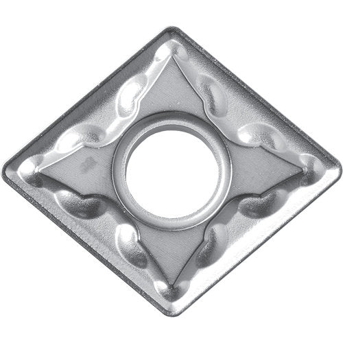CNMG 332 GS CA5525, 1/32″ Corner Radius, 3/16″ Thick, 3/8″ Inscribed Circle, TiCnulll2O3/TiN, Diamond, Turning Indexable Insert - Exact Tooling