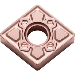 CNMG 432 KH CA310, 1/32″ Corner Radius, 3/16″ Thick, 1/2″ Inscribed Circle, TiCnulll2O3/Ti, Diamond, Turning Indexable Insert - Exact Tooling