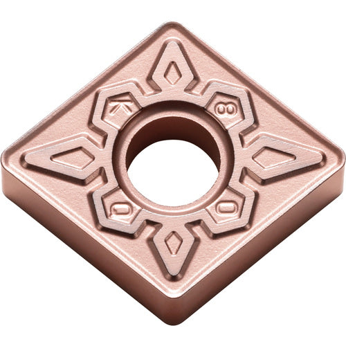 CNMG 432 KQ CA315, 1/32″ Corner Radius, 3/16″ Thick, 1/2″ Inscribed Circle, TiCnulll2O3/Ti, Diamond, Turning Indexable Insert - Exact Tooling