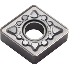 CNMG 433 MS PR005S, 3/64″ Corner Radius, 3/16″ Thick, 1/2″ Inscribed Circle, MEGACOAT HARD, Diamond, Turning Indexable Insert - Exact Tooling