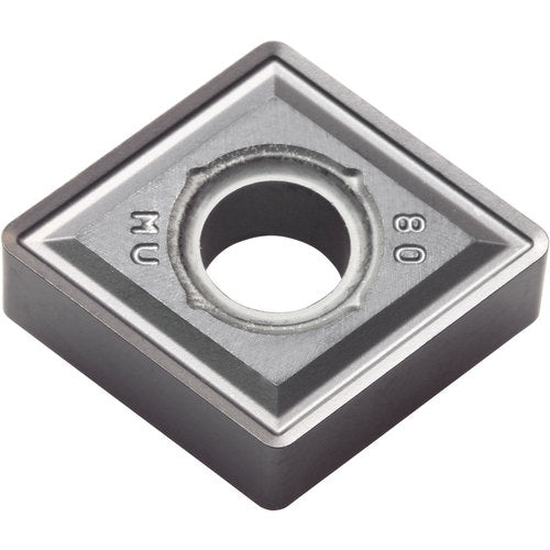 CNMG 643 MU PR015S, 3/64″ Corner Radius, 1/4″ Thick, 3/4″ Inscribed Circle, MEGACOAT HARD, Diamond, Turning Indexable Insert - Exact Tooling