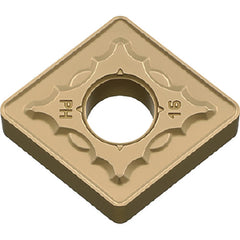 CNMG 643 PH CA510, 3/64″ Corner Radius, 1/4″ Thick, 3/4″ Inscribed Circle, TiCnulll2O3/TiN, Diamond, Turning Indexable Insert - Exact Tooling
