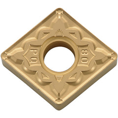 CNMG 431 PQ PV7025, 1/64″ Corner Radius, 3/16″ Thick, 1/2″ Inscribed Circle, TiCN (MEGACOAT), Diamond, Turning Indexable Insert - Exact Tooling