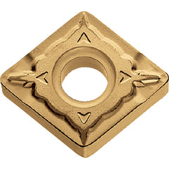 CNMG 432 WQ PV720, 1/32″ Corner Radius, 3/16″ Thick, 1/2″ Inscribed Circle, TiCN (MEGACOAT NANO), Diamond, Turning Indexable Insert - Exact Tooling