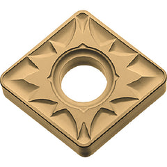 CNMG 432 ZS CA5505, 1/32″ Corner Radius, 3/16″ Thick, 1/2″ Inscribed Circle, TiCnulll2O3/TiN, Diamond, Turning Indexable Insert - Exact Tooling