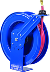 #SH-N-450 For 1/2" x 50' Hose Low Pressure Spring Rewind Hose Reel with Super Hub w/ Hose - Exact Tooling
