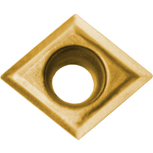 CPGT 21505 PV720, 0.008″ Corner Radius, 3/32″ Thick, 1/4″ Inscribed Circle, TiCN (MEGACOAT NANO), 80 Degree Diamond, Turning Indexable Insert