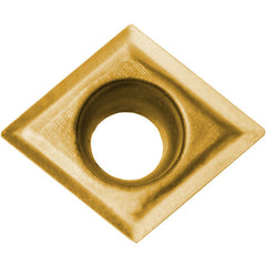 CPGT 2151 PV720, 1/64″ Corner Radius, 3/32″ Thick, 1/4″ Inscribed Circle, TiCN (MEGACOAT NANO), 80 Degree Diamond, Turning Indexable Insert