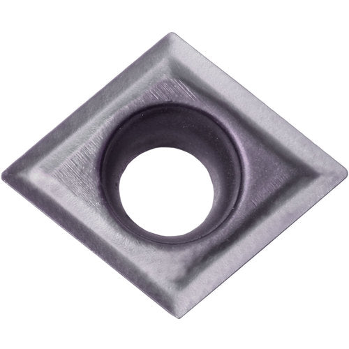 CPGT 21505 PR1025, 0.008″ Corner Radius, 3/32″ Thick, 1/4″ Inscribed Circle, TiCN, 80 Degree Diamond, Turning Indexable Insert