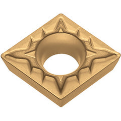 CPMT 322 XP PV7010, 1/32″ Corner Radius, 1/8″ Thick, 3/8″ Inscribed Circle, TiCN (MEGACOAT), Diamond, Turning Indexable Insert - Exact Tooling