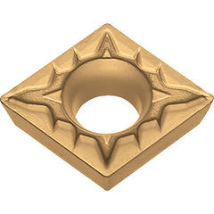 CPMT 25151 XP CA515, 1/64″ Corner Radius, 3/32″ Thick, 5/16″ Inscribed Circle, TiCl2O3/TiN, 80 Degree Diamond, Turning Indexable Insert