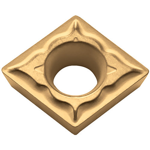 CPMT 321 XQ TN620, 1/64″ Corner Radius, 1/8″ Thick, 3/8″ Inscribed Circle, TiCN, Diamond, Turning Indexable Insert - Exact Tooling